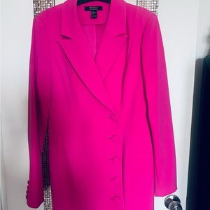 Barbie Core Hot Pink Blazer Dress